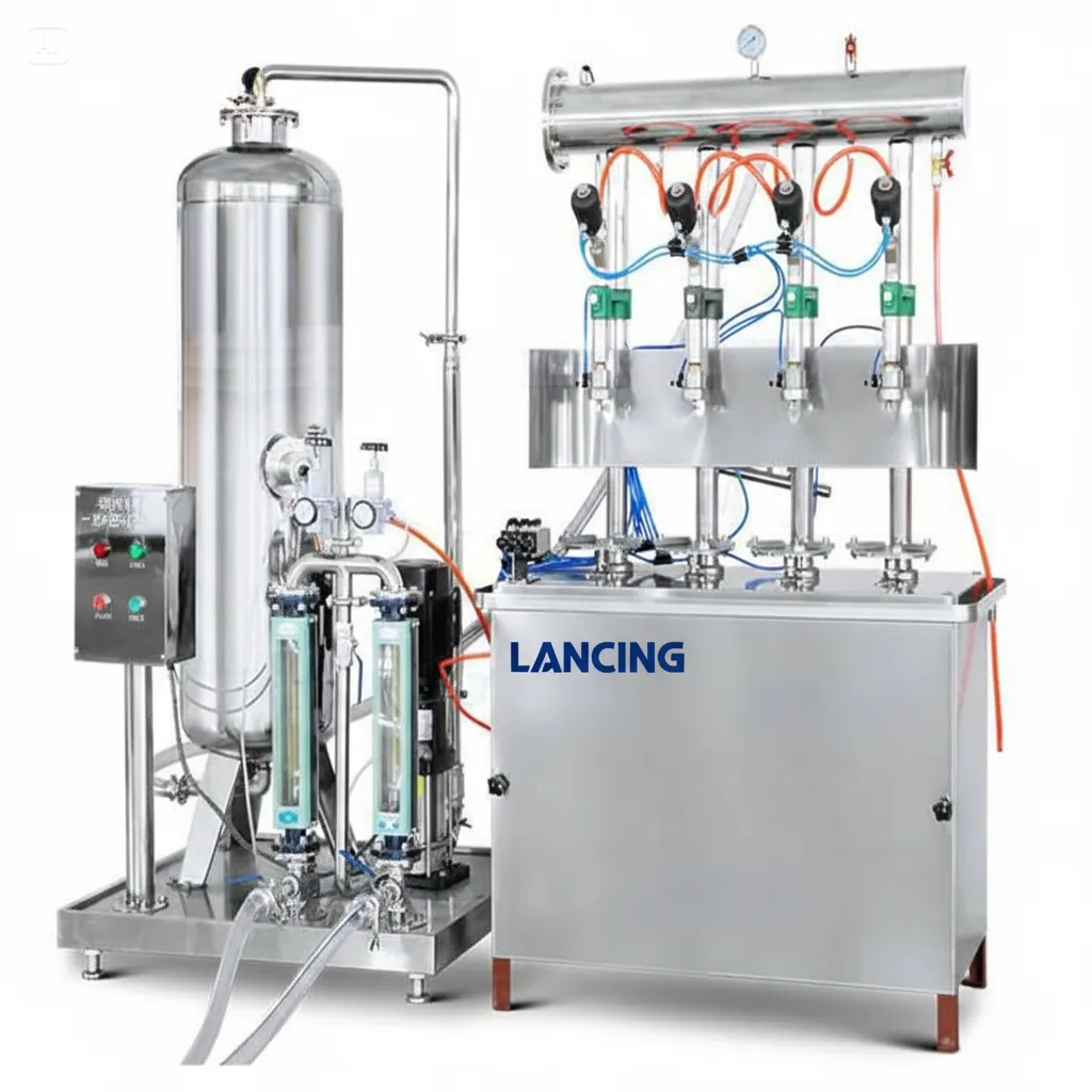 Semi-automatic isobaric counter-pressure can filler product photo
